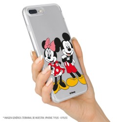 Funda para iPhone 6S Plus Oficial de Disney Mickey y Minnie Posando - Clásicos Disney