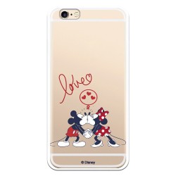 Funda para iPhone 6 Oficial de Disney Mickey y Minnie Love - Clásicos Disney