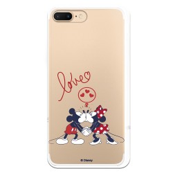 Funda para iPhone 7 Plus Oficial de Disney Mickey y Minnie Love - Clásicos Disney