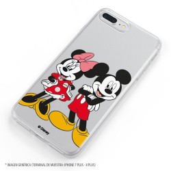 Funda para Samsung Galaxy S8 Oficial de Disney Mickey y Minnie Posando - Clásicos Disney