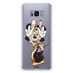 Funda para Samsung Galaxy S8 Oficial de Disney Minnie Posando - Clásicos Disney