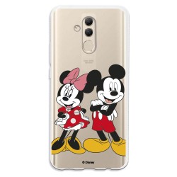 Funda para Huawei Mate 20 Lite Oficial de Disney Mickey y Minnie Posando - Clásicos Disney