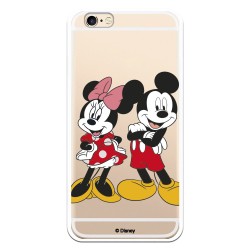 Funda para iPhone 6 Oficial de Disney Mickey y Minnie Posando - Clásicos Disney