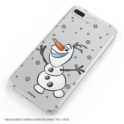 Funda para Huawei Nova Plus Oficial de Disney Olaf Transparente - Frozen