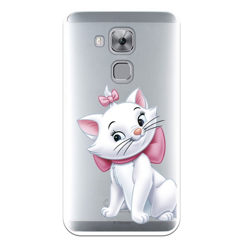 Funda para Huawei Nova Plus Oficial de Disney Marie Silueta - Los Aristogatos