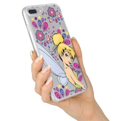 Funda para Huawei Nova Plus Oficial de Disney Campanilla Flores - Peter Pan