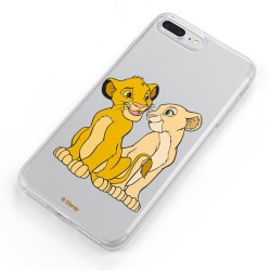 Funda para Huawei Nova Plus Oficial de Disney Simba y Nala Silueta - El Rey León