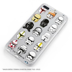 Funda para iPhone 6S Plus Oficial de Star Wars Patrón Cascos - Star Wars