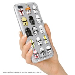 Funda para iPhone 6S Oficial de Star Wars Patrón Cascos - Star Wars