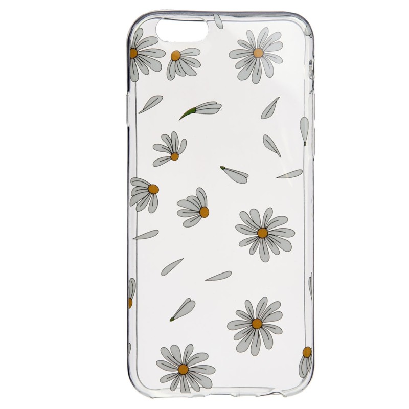 Funda Dibujo Margaritas Blanca para iPhone 6S