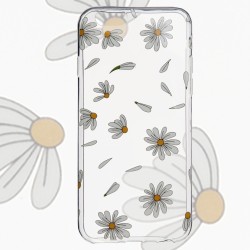 Funda Dibujo Margaritas Blanca para iPhone 6S