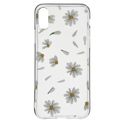 Funda Dibujo Margaritas Blanca para iPhone X