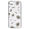 Funda Dibujo Margaritas Blanca para iPhone 5