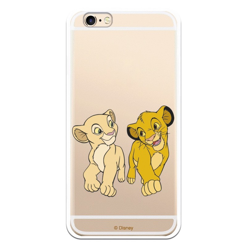 Funda para iPhone 6 Oficial de Disney Simba y Nala Mirada Complice - El Rey León