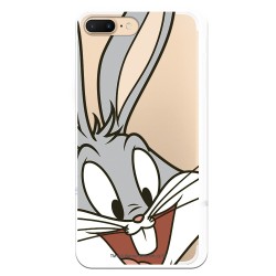 Funda Oficial Warner Bros Bugs Bunny Transparente para iPhone 7 Plus - Looney Tunes