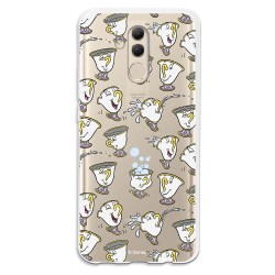 Funda Oficial Disney Chip Potts Siluetas Transparente para Huawei Mate 20 Lite