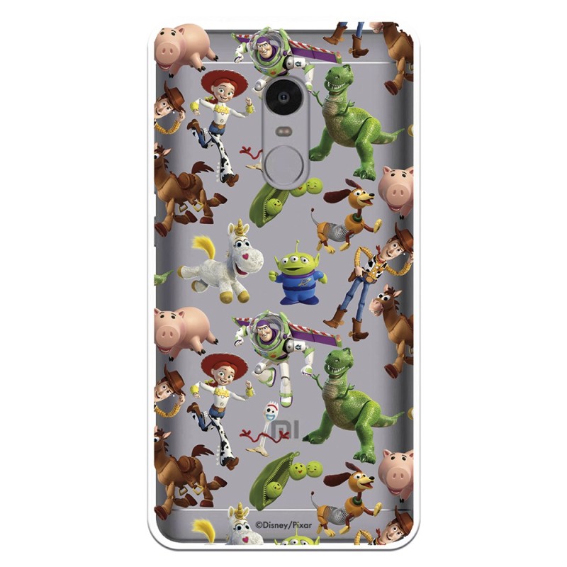 Funda Oficial Disney Toy Story Siluetas Transparente - Toy Story para Xiaomi Redmi Note 4