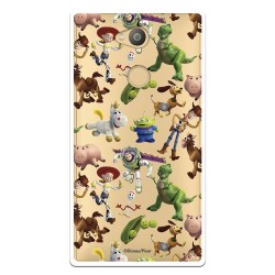 Funda Oficial Disney Toy Story Siluetas Transparente - Toy Story para Sony Xperia L2