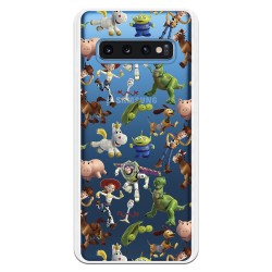 Funda Oficial Disney Toy Story Siluetas Transparente - Toy Story para Samsung Galaxy S10