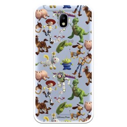 Funda Oficial Disney Toy Story Siluetas Transparente - Toy Story para Samsung Galaxy J7 2017 Europeo