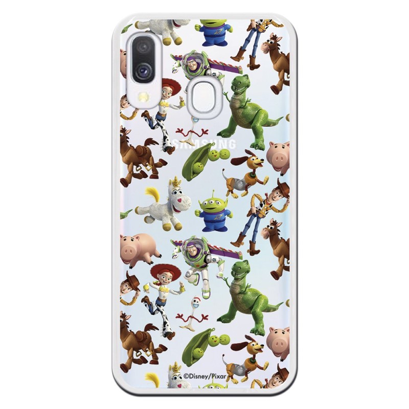 Funda Oficial Disney Toy Story Siluetas Transparente - Toy Story para Samsung Galaxy A40