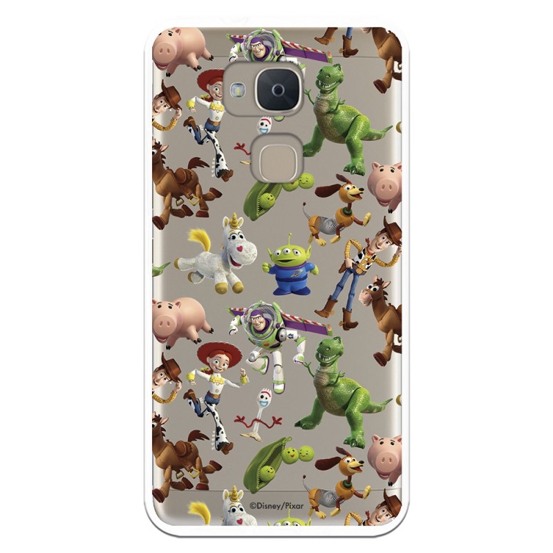 Funda Oficial Disney Toy Story Siluetas Transparente - Toy Story para Bq Aquaris V Plus