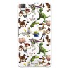 Funda Oficial Disney Toy Story Siluetas Transparente - Toy Story para Bq Aquaris E5 4G