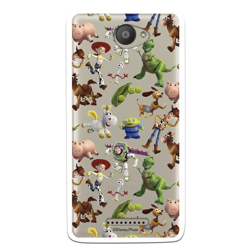 Funda Oficial Disney Toy Story Siluetas Transparente - Toy Story para Bq Aquaris U