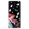 Funda Oficial Disney Sirenita y Sebastian Transparente - La Sirenita para Xiaomi Mi 9T