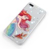 Funda Oficial Disney Sirenita y Sebastián Transparente para Xiaomi Mi A1 - La Sirenita