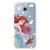 Funda Oficial Disney Sirenita y Sebastián Transparente para Samsung Galaxy A5 2017 - La Sirenita