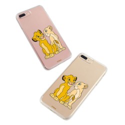 Funda Oficial Disney Simba y Nala transparente para Xiaomi Pocophone F1 - El Rey León