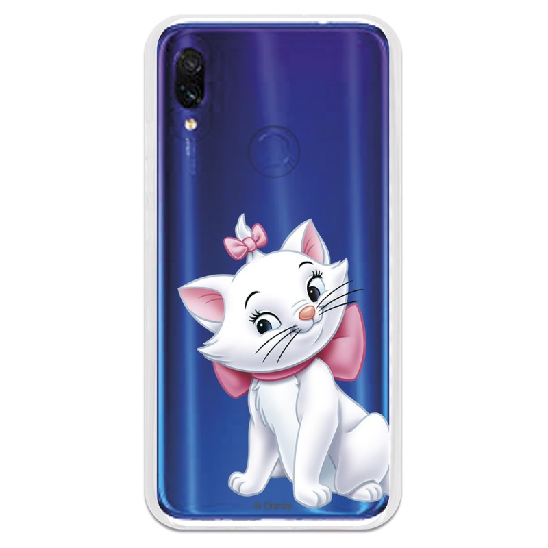 Funda Oficial Disney Marie Silueta transparente para Xiaomi Redmi 7 - Los Aristogatos