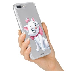 Funda Oficial Disney Marie Silueta transparente para Xiaomi Redmi 7 - Los Aristogatos