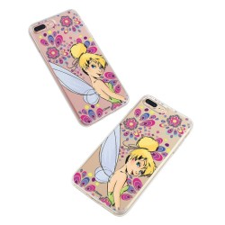 Funda Oficial Disney Campanilla Flores Transparente para Xiaomi Redmi 7 - Peter Pan