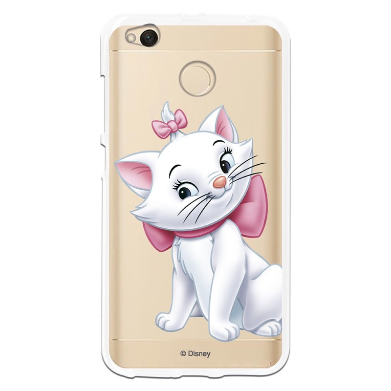 Funda Oficial Disney Marie Silueta transparente para Xiaomi Redmi 4X - Los Aristogatos