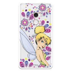 Funda Oficial Disney Campanilla Flores Transparente para Xiaomi Mi Mix 2 - Peter Pan