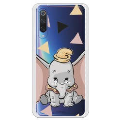 Funda Oficial Disney Dumbo silueta transparente para Xiaomi Mi 9