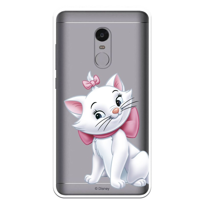 Funda Oficial Disney Marie Silueta transparente para Xiaomi Redmi Note 4 - Los Aristogatos