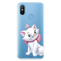 Funda Oficial Disney Marie Silueta transparente para Xiaomi MI A2 - Los Aristogatos