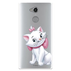 Funda Oficial Disney Marie Silueta transparente para Sony Xperia XA2 Ultra - Los Aristogatos