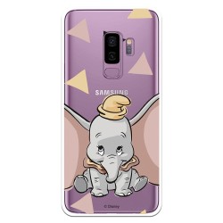 Funda Oficial Disney Dumbo silueta transparente para Samsung Galaxy S9 Plus