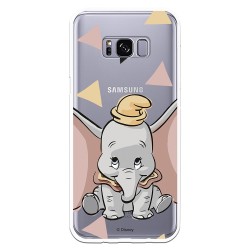 Funda Oficial Disney Dumbo silueta transparente para Samsung Galaxy S8 Plus