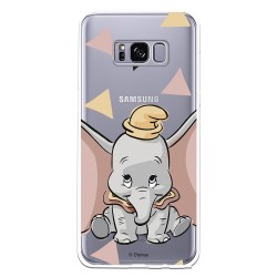 Funda Oficial Disney Dumbo silueta transparente para Samsung Galaxy S8