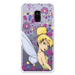 Funda Oficial Disney Campanilla Flores Transparente para Samsung Galaxy A5 2018 - Peter Pan