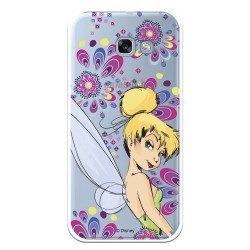 Funda Oficial Disney Campanilla Flores Transparente para Samsung Galaxy A5 2017 - Peter Pan