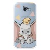 Funda Oficial Disney Dumbo silueta transparente para Samsung Galaxy A5 2017