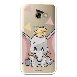 Funda Oficial Disney Dumbo silueta transparente para Samsung Galaxy A3 2017