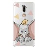 Funda Oficial Disney Dumbo silueta transparente para Oneplus 6