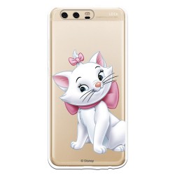 Funda Oficial Disney Marie Silueta transparente para Huawei P10 - Los Aristogatos